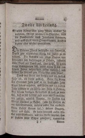 Zweite Abtheilung.
