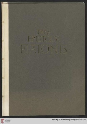 Tres epistolae Platonis
