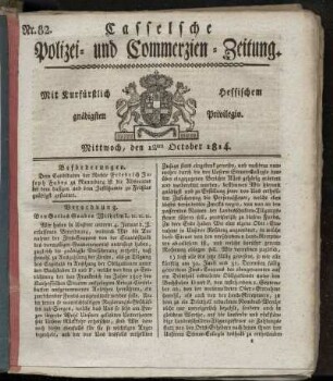 Nr. 82, Mittwoch den 12ten October. 1814