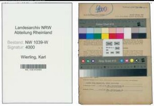 Entnazifizierung Karl Wierling , geb. 05.07.1897 ()