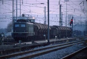 Lauda Lok 150 030 Einfahrt Güterzug
