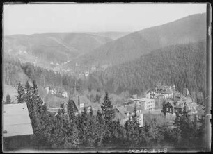 Bärenfels. Blick auf Kipsdorf
