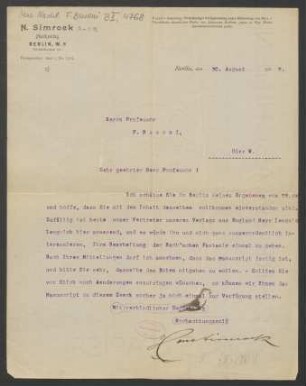 Brief an Ferruccio Busoni : 30.08.1902