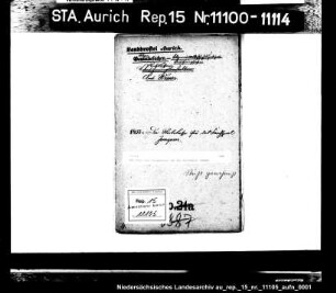 Der Plan einer Sterbekasse für das Kirchspiel Jemgum