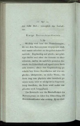Einige Nervenkrankheiten.