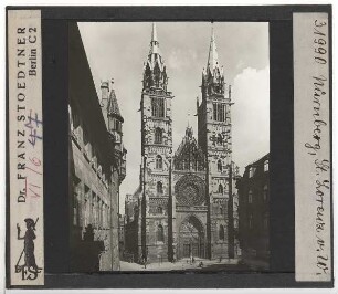 Nürnberg, St. Lorenz : Ansicht von W