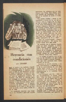 Herencia con condiciones