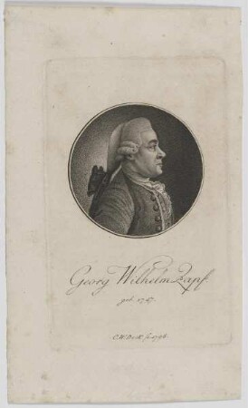 Bildnis des Georg Wilhelm Zapf