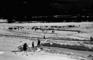 Titisee: Eisschießen, Schlittschuhbahn und Flugzeuge auf dem Titisee