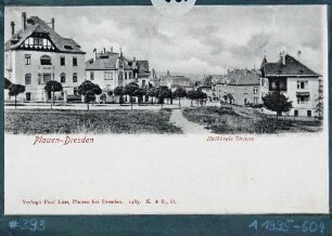 Die Halbkreistraße in Plauen bei Dresden