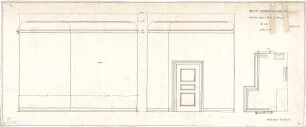 Fischer, Theodor; Nürnberg; Haus Adelsberger - Zimmer neben dem Schlafzimmer der Dame (Grundriss, Details)