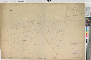 Olfen (Olfen), Flurbereinigung Vinnum, Bl. 2 Schätzungskarte Olfen Stadt Flur 2