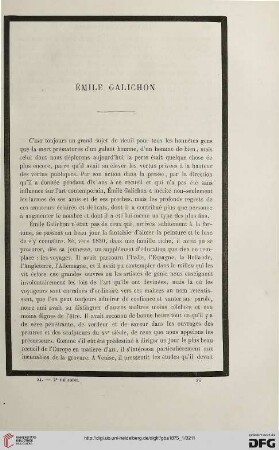 2. Pér. 11.1875: Émile Galichon