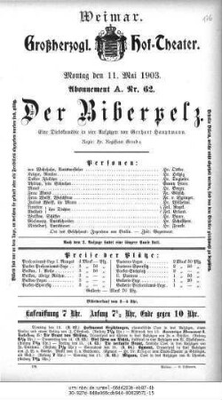 Der Biberpelz