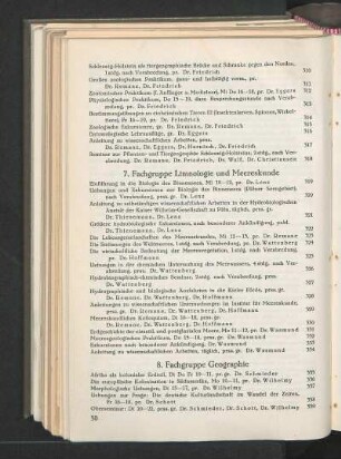 8. Fachgruppe Geographie