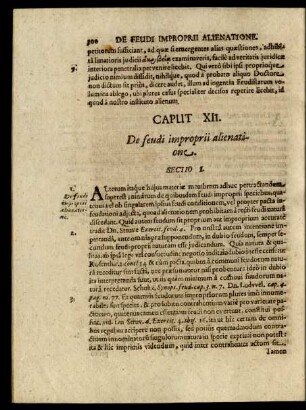 Caput XII. De feudi improprii alienatione.