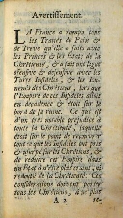 Le Politique Chrêtien, Consulté Par les Princes & les Etats de L' Europe. Sur les affaires des Alliez contre la France