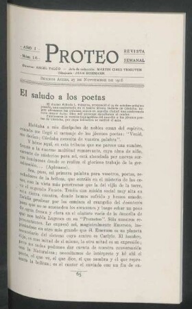 El saludo a las poetas