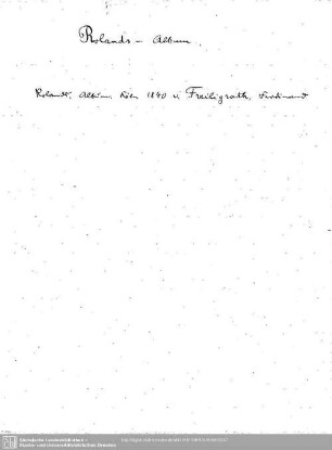 Rolands-Album