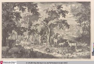 [Adam und Eva im Garten Eden; Adam and Eve in the Garden of Eden]