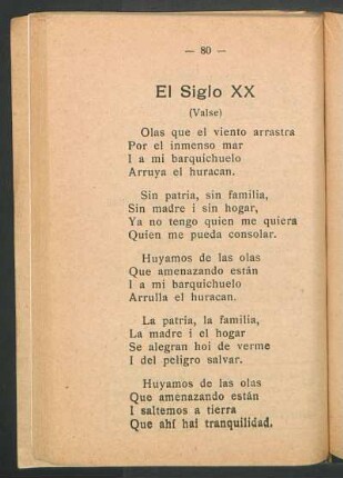 El siglo XX : (Valse)