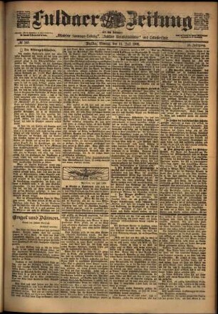 Ausgabe vom Montag, den 21. Juli 1902.