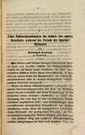 Jahresbericht der Wetterauischen Gesellschaft für die Gesammte Naturkunde zu Hanau. 1858/60, 1858/60 (1861)