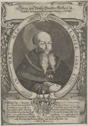 Bildnis des Georg zu Sachsen