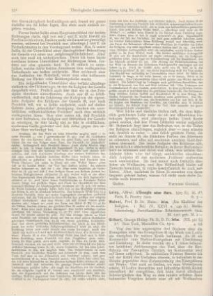 552-554 [Rezension] Weinel, Heinrich, Jesus