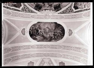 Klosterkirche; Schiff, Deckenbild nach der Restaurierung