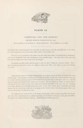 Plate 38. Tamétomo and the demons