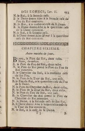Chapitre Sixieme