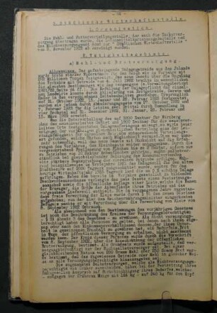 a. Mehl- und Brotversorgung.