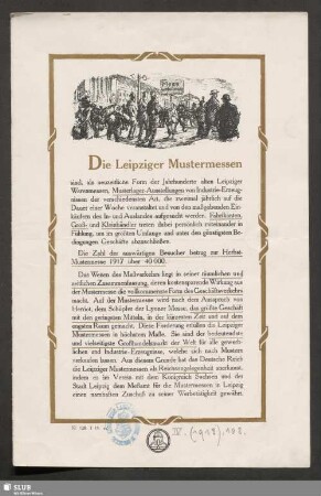 Die Leipziger Mustermessen