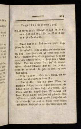299-309, Graf Eberhard (schlafen). Graf Albert von ...