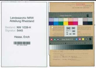 Entnazifizierung Erich Hesse , geb. 31.03.1907 (Angestellter)