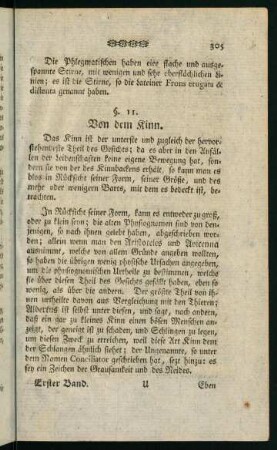 305-310, §11. Von dem Kinn