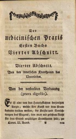 Inbegriff der ganzen medicinischen Praxis, 3