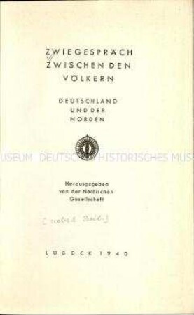 Veröffentlichung über Geschichte und Gegenwart der Beziehungen Deutschlands zu den nordeuropäischen Ländern