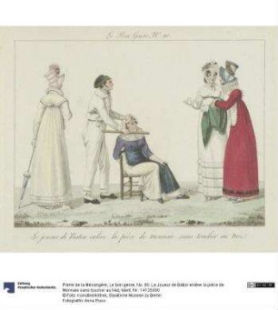 Le bon genre, No. 90: Le Joueur de Baton enlève la pièce de Monnaie sans toucher au Nez