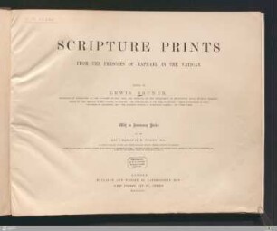 Scripture prints from the frescoes of Raphael in the Vatican