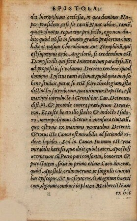 Epistola magistri Benedicti Passavantii : Responsiva ad commissionem sibi datam à venerabili D. Petr. Lysero