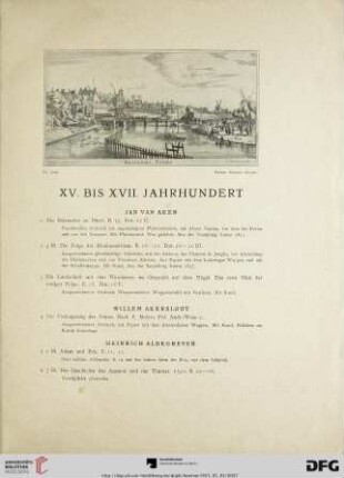 XV. bis XVII. Jahrhundert (Nr. 1-1199)