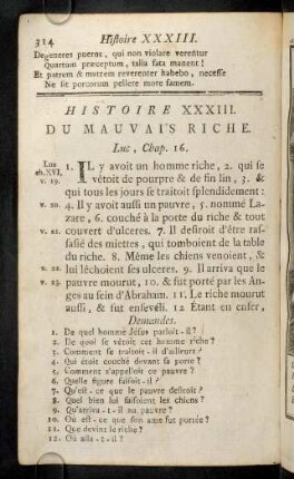 314-319, Histoire XXXIII - XXXIV