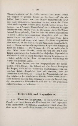 Elektricität und Magnetismus.