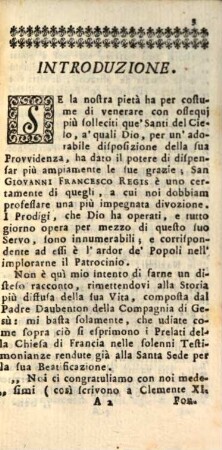 Pratica divota Per La Novena Di S. Gio: Francesco Regis Della Compagnia die Gesù