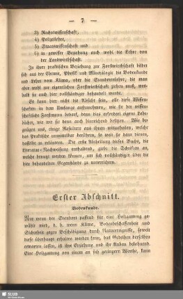 Erster Abschnitt. Bodenkunde