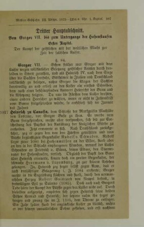 Dritter Hauptabschnitt. Von Gregor VII. bis zum Untergange der Hohenstaufen