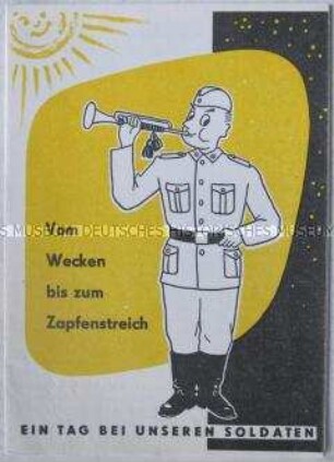 Reich illustrierte Propagandaschrift für eine Berufslaufbahn in der NVA