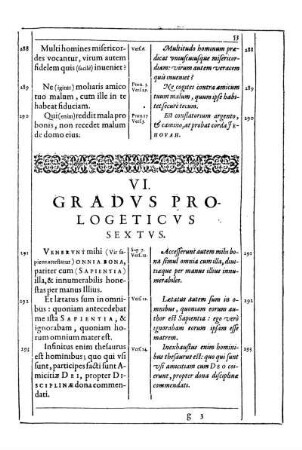 VI. Gradvs Prologeticvs Sextvs